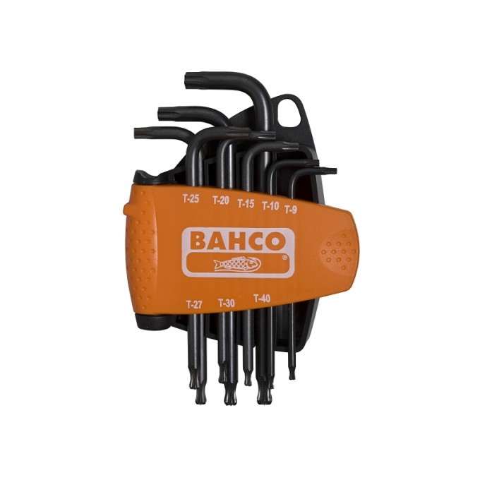 Набор шестигранников BAHCO TORX (T9-T40) из 8 штук BE-9675